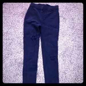 Distressed Shein, distressed jeggings